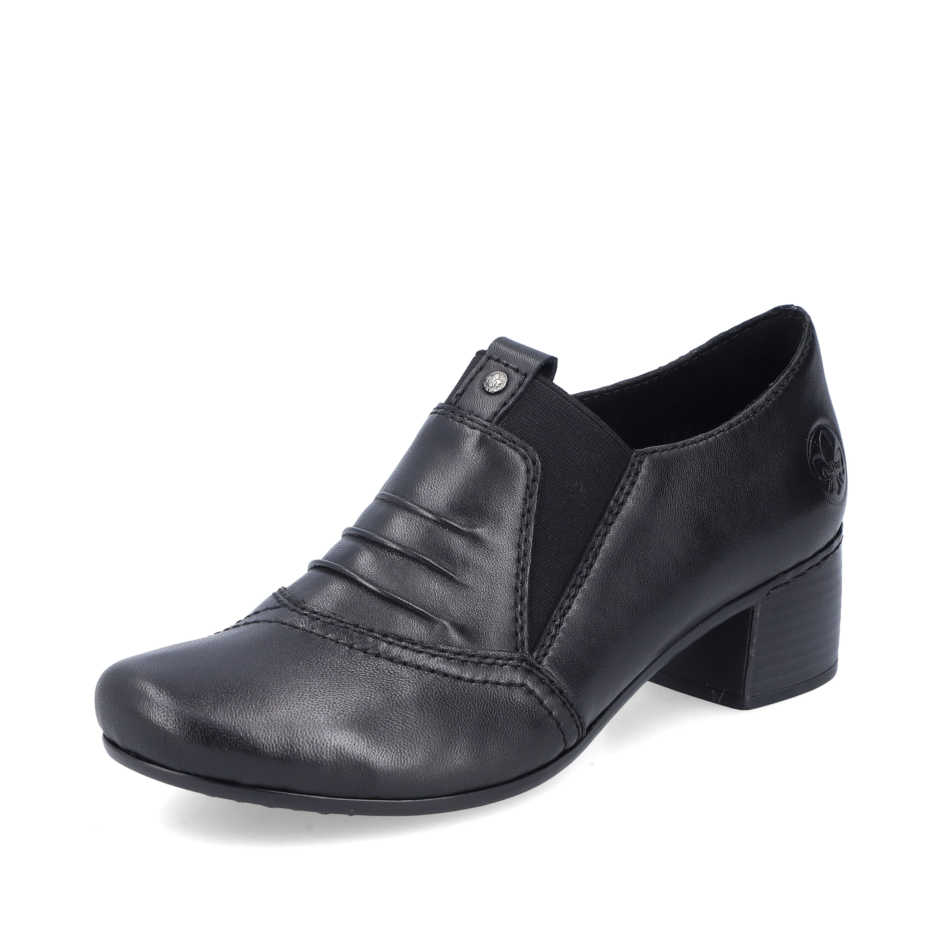 Rieker Damen Slipper tiefschwarz