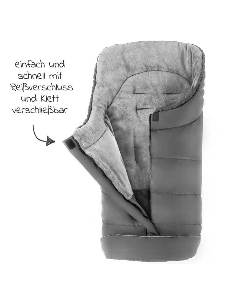 Zamboo Fußsack für Joie Buggy (Litetrax, Mytrax, Chrome uvm.) in grau günstig kaufen onesize