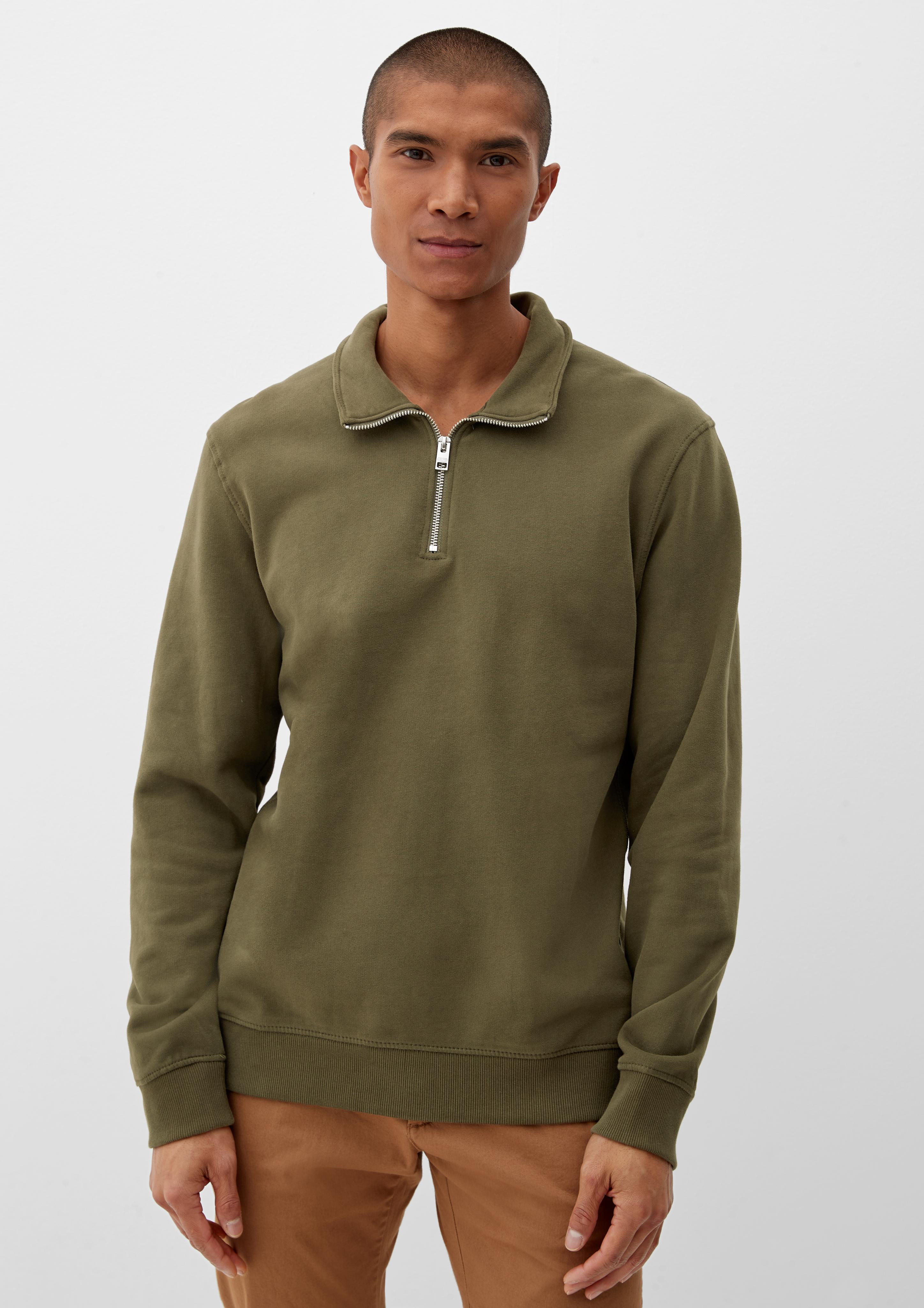 Sweatshirt im Troyer-Look  2121130-7845