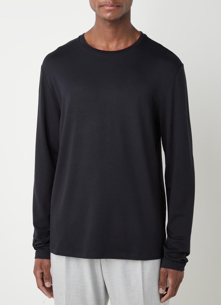Reiss Armstrong long-sleeved shirt with round neck