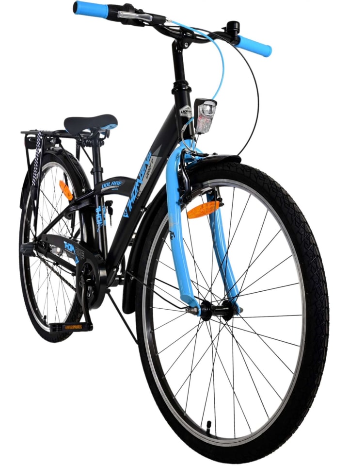 Volare Kinderfahrrad Thombike für Jungen 26 Zoll Kinderrad in Schwarz Blau 9 Jahre günstig kaufen onesize