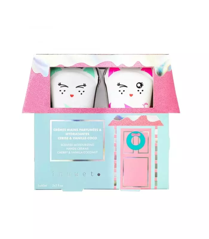 COFFRET CREMES MAINS Cottage Box - Crèmes mains et ongles - Cerise et Coco - VEGAN, NATUREL