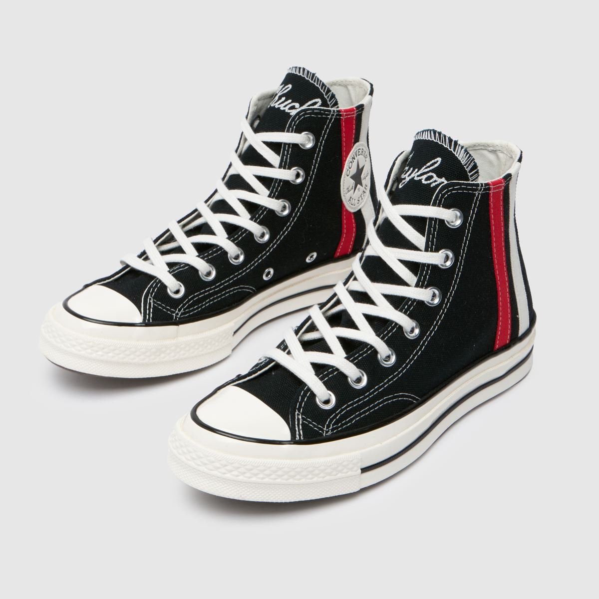 Converse Chuck 70 Hi Stripes cipő fekete multiszínű