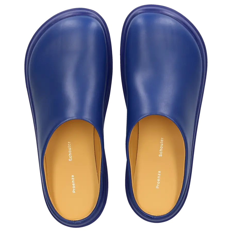 JW. Anderson - Pantoletten PS38005A Kalbsleder - blau
