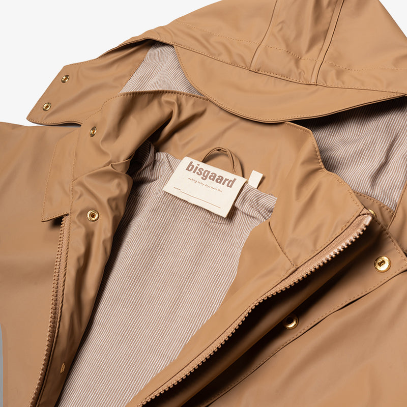 aarhus rain suit caramel - Braun