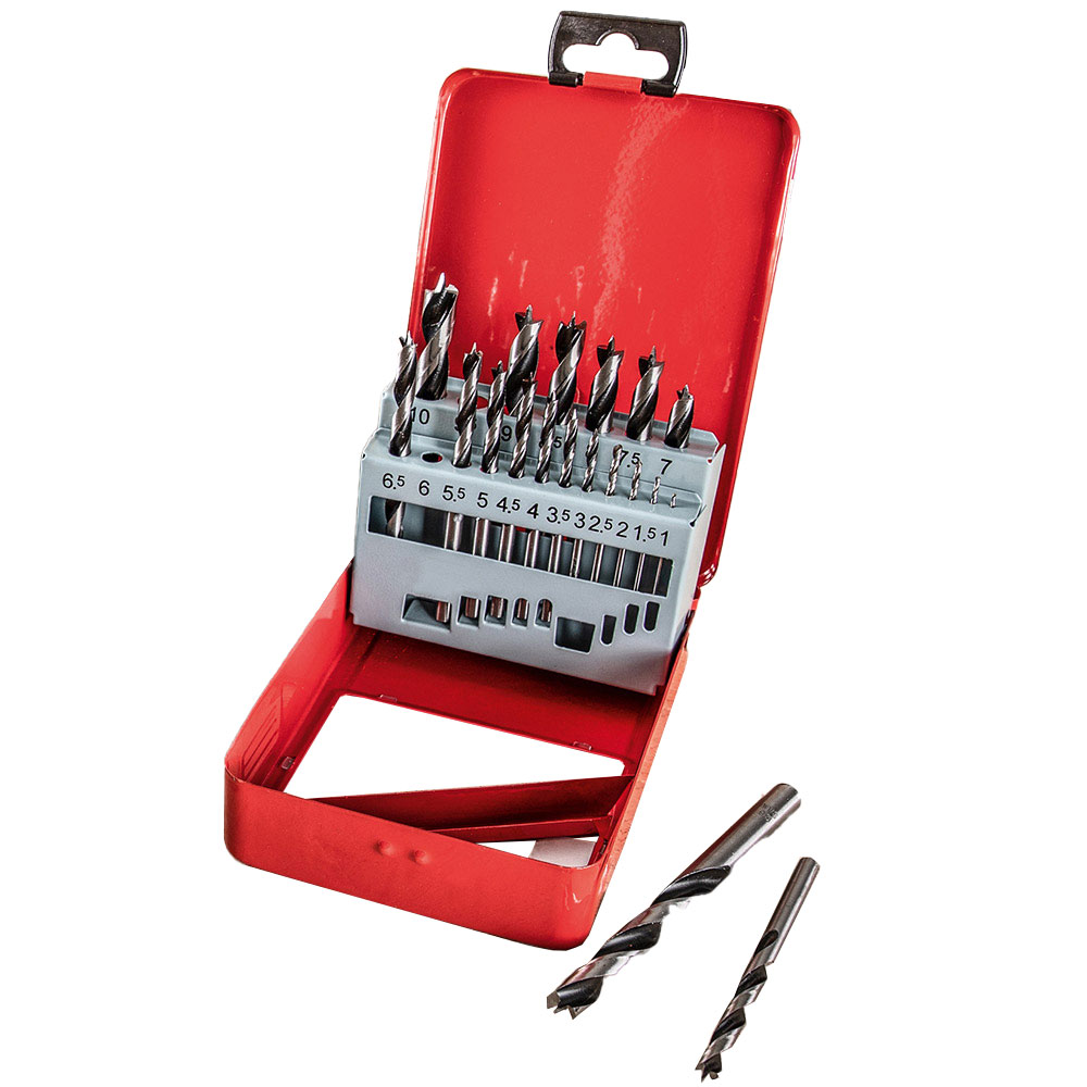 Kraft Werkzeuge Holzbohrer-Set - 19tlg.
