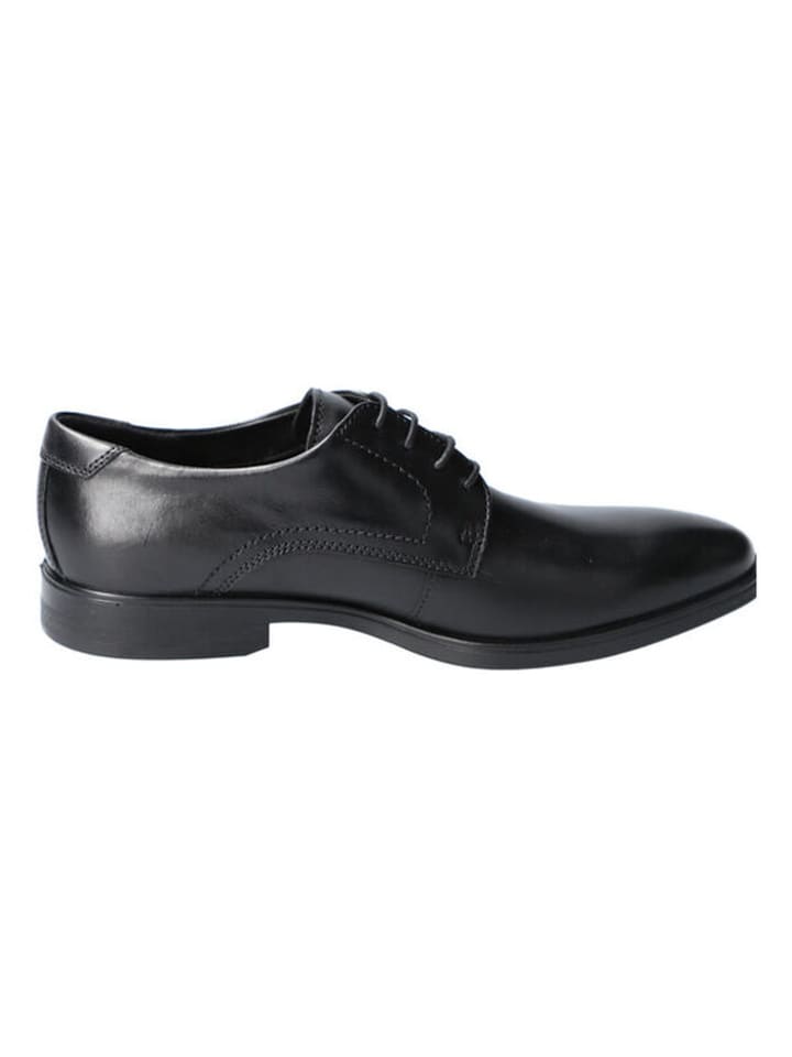Ecco Halbschuhe Melbourne in black/magnet günstig kaufen
