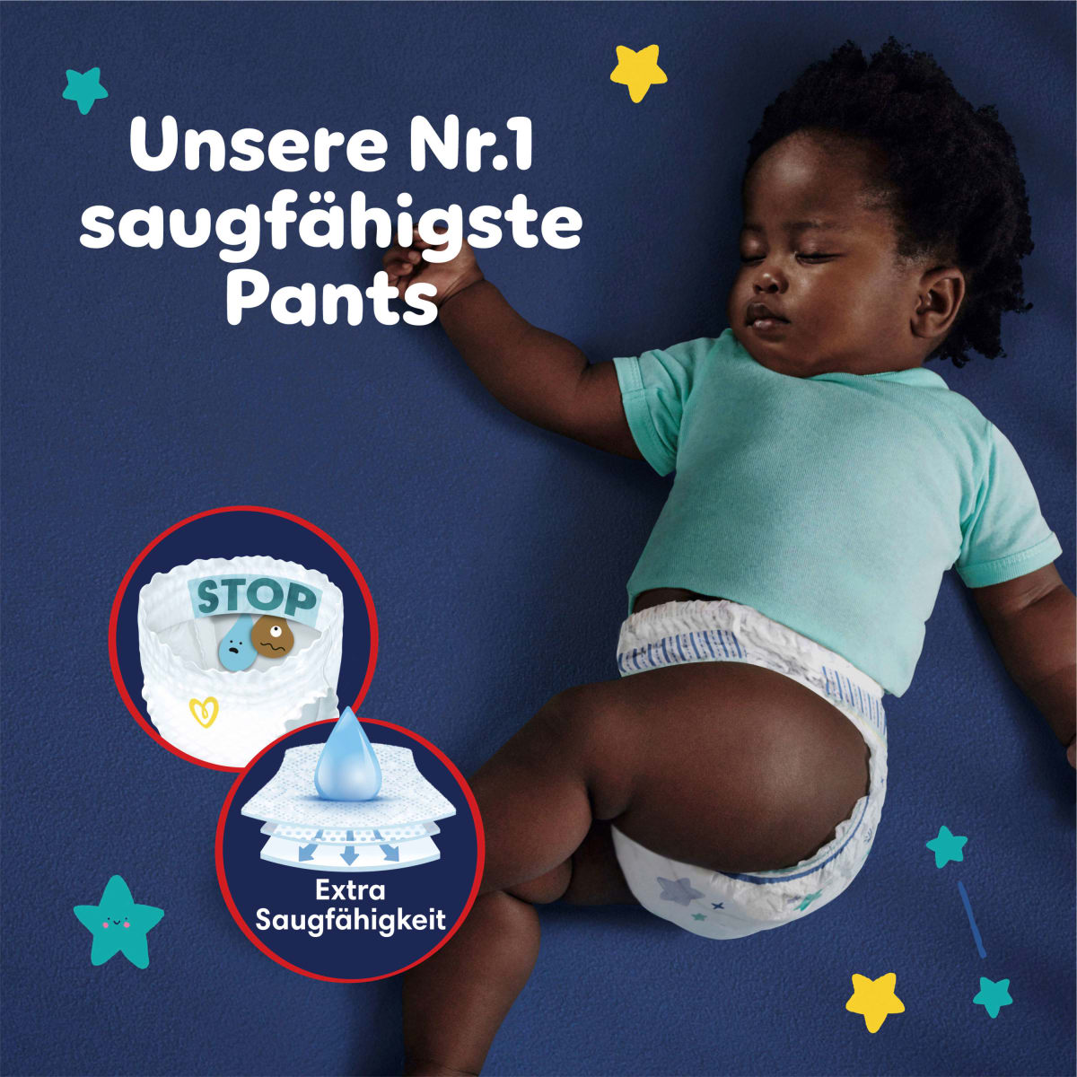 Baby Pants night Baby Dry  Gr. 5 (12-17 kg), 35 St