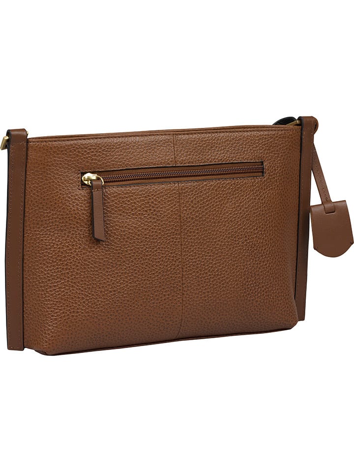 Burkely Leder-Umhängetasche in Hellbraun - (B)33 x (H)29 x (T)6 cm günstig kaufen onesize