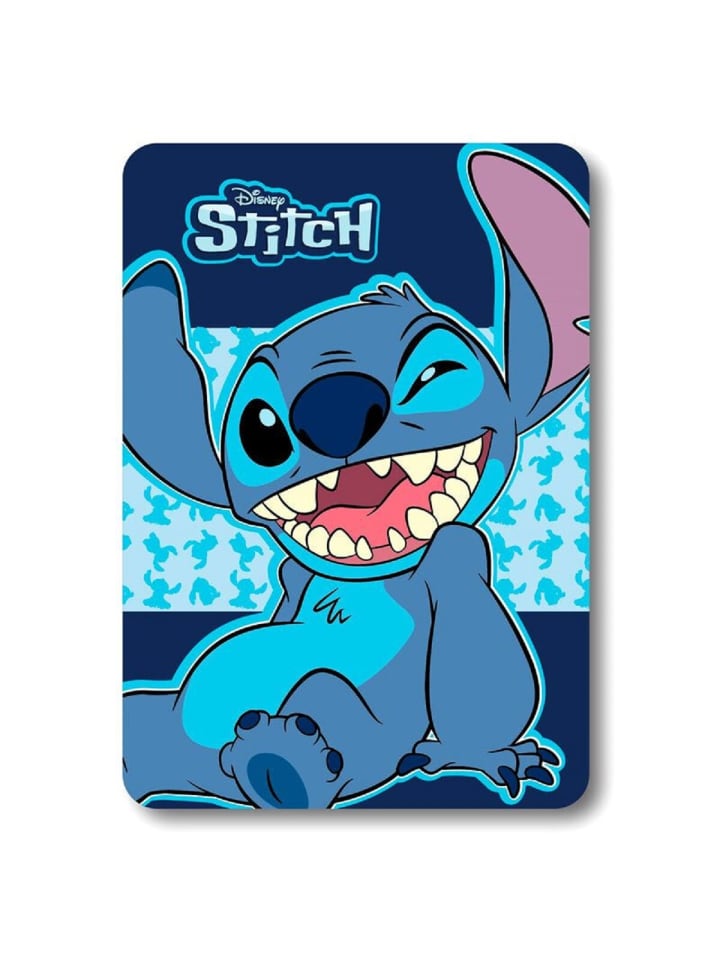 Lilo & Stitch Lilo & Stitch Tagesdecke Bettdecke Fleecedecke Kuschelig, 140x100 cm in Blau günstig kaufen onesize