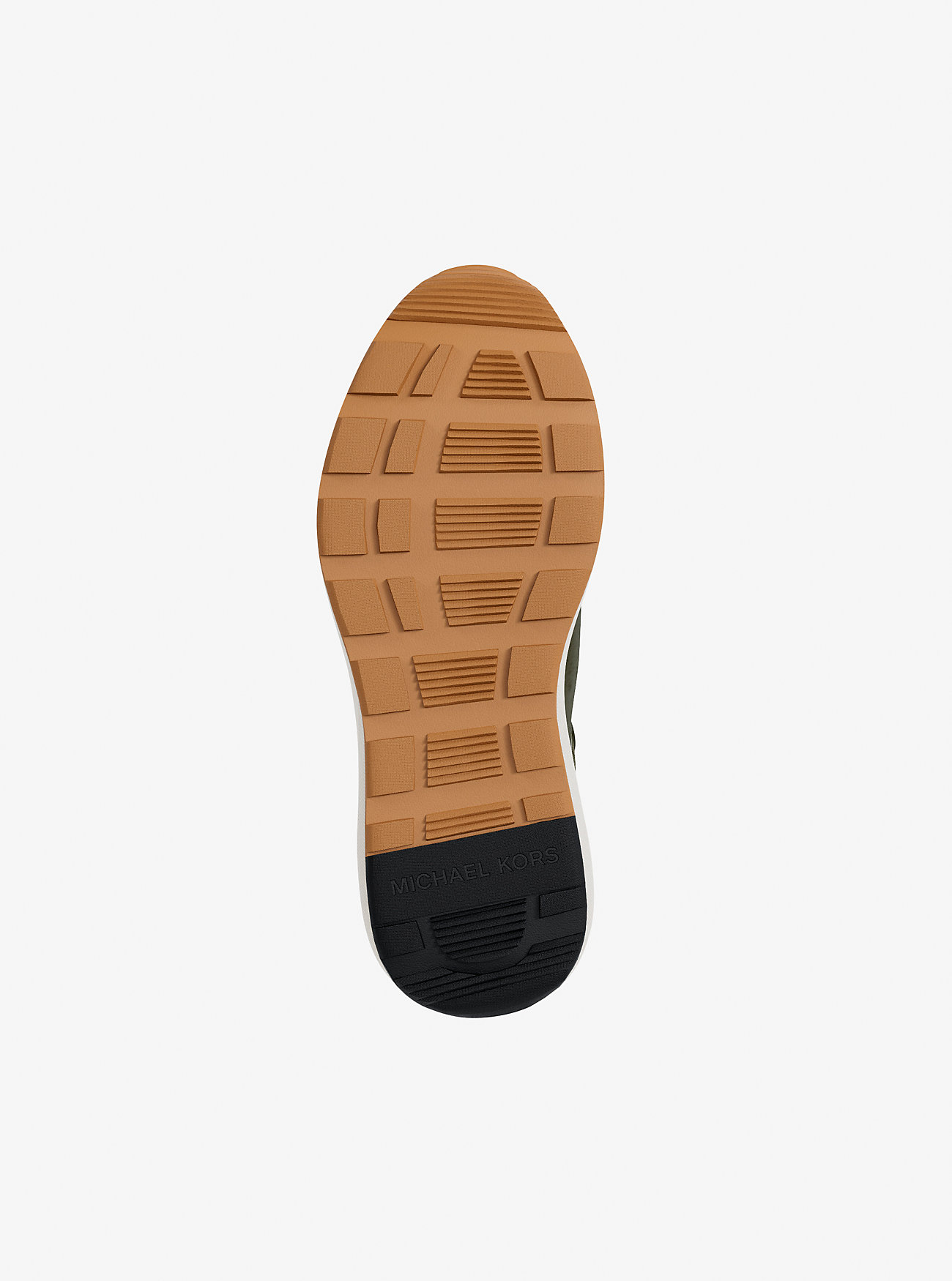 Trevor joggesko i skinn og snøring i twill – IVY MULTI