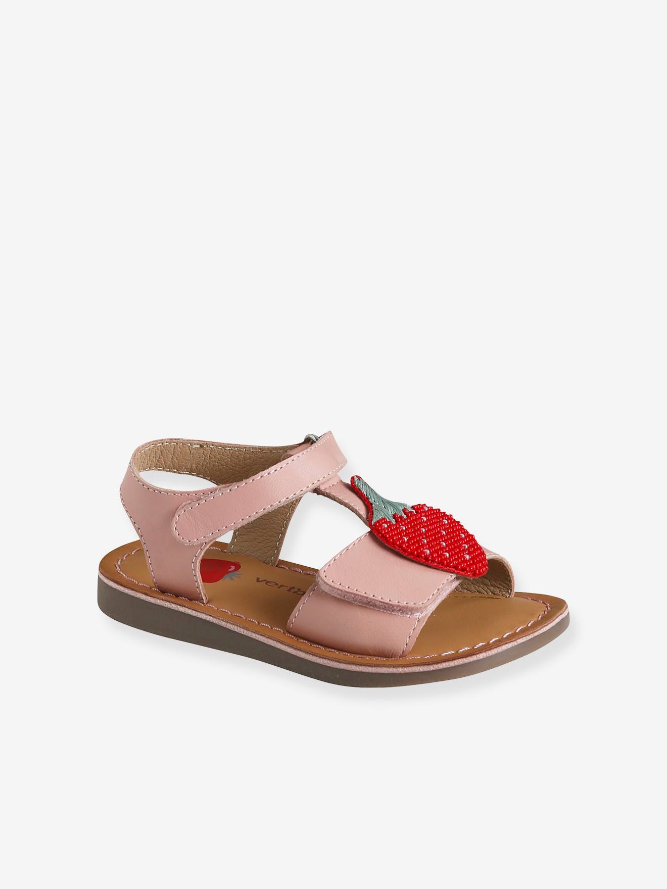 Sandales en cuir fille collection maternelle blanc