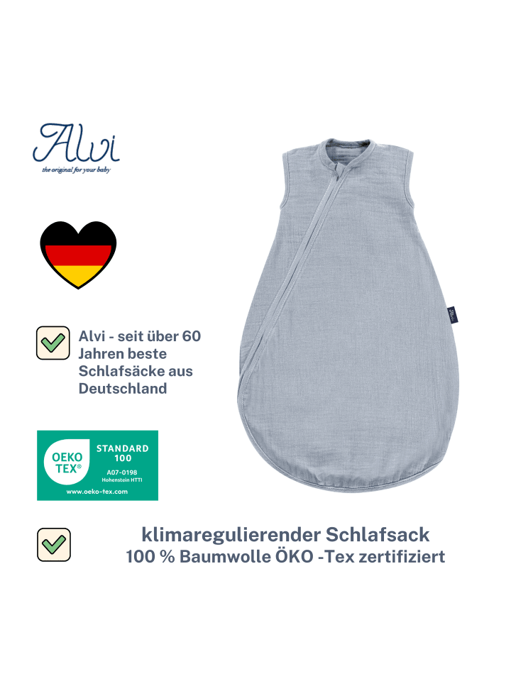 Kinderhaus Blaubär Baby Mäxchen Sommertraum Mullschlafsack TOP in Sky Way günstig kaufen