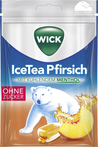 Wick IceTea Pfirsich ohne Zucker