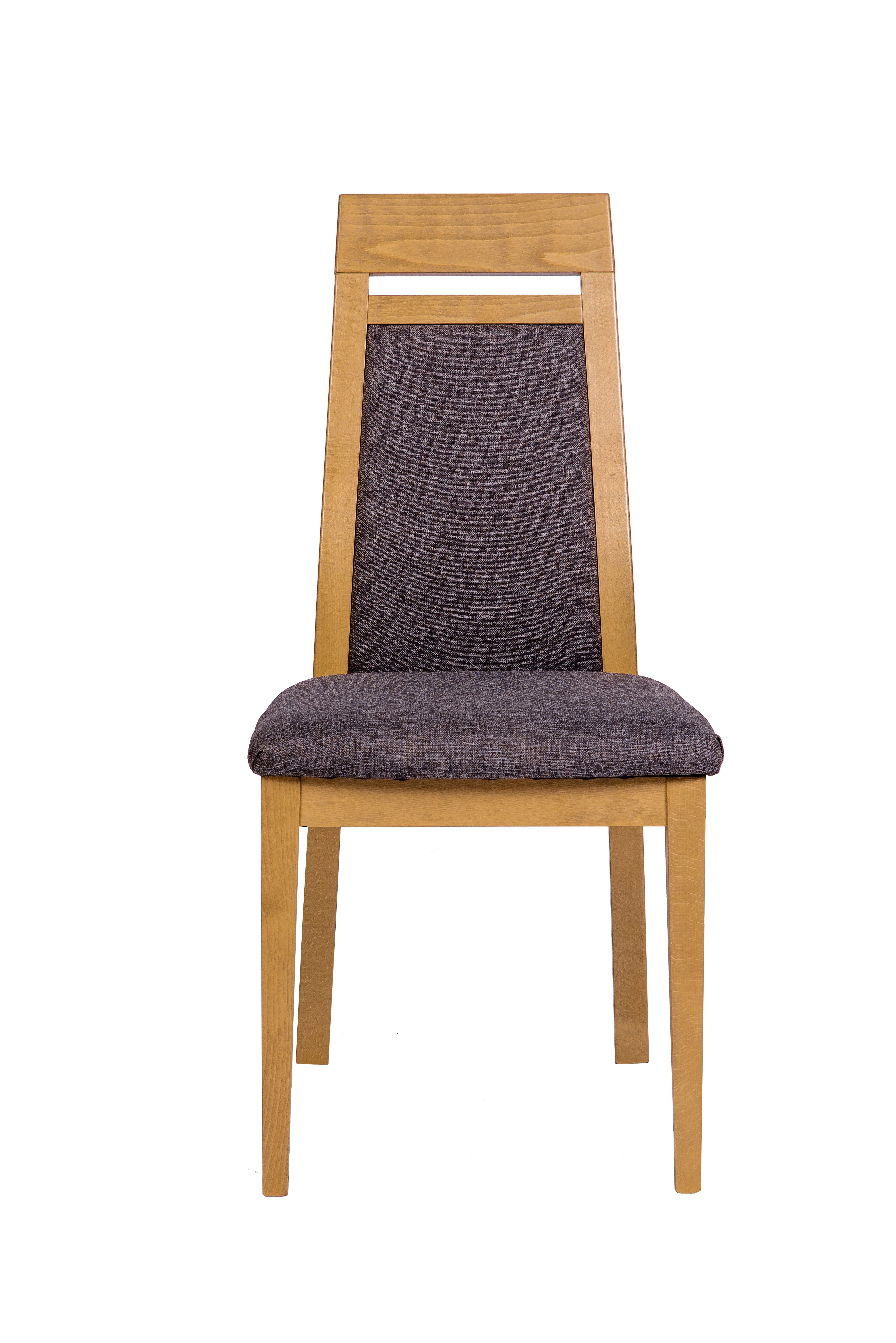 kundler home 4-Fußstuhl Stuhl Sitz & Lehne gepolstert (Set, 2 Stühle), Gestell Massivholz
