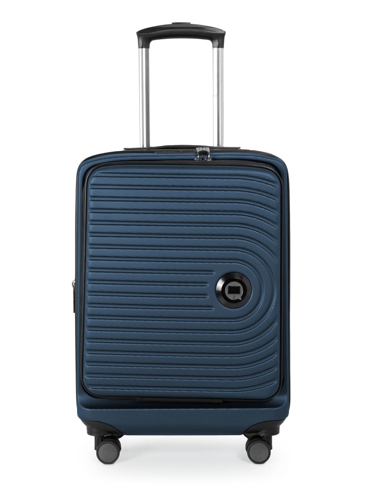 Hauptstadtkoffer Mitte - Handgepäck-Trolley Toploader, Laptop-Fach, TSA in Dunkelblau günstig kaufen S