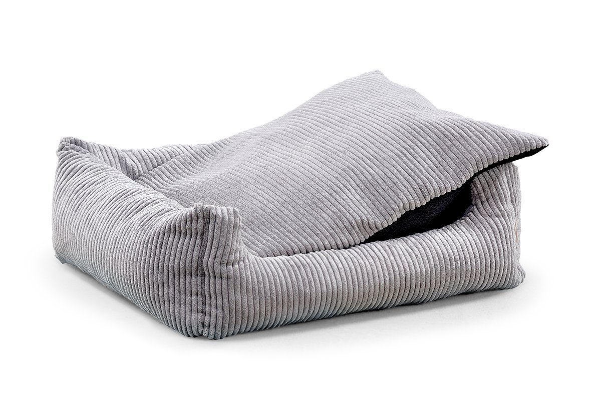 FAVRE Tierbett Soft Stripe Hundebett, Katzenbett, Farb- und Größenwahl, 100&% Polyester