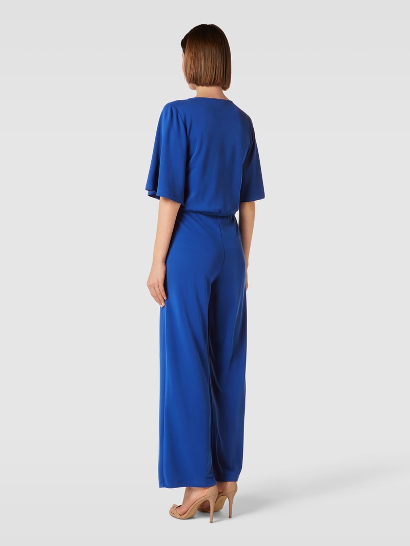 Jumpsuit in Wickel-Optik Modell 'Bradlee' in blau