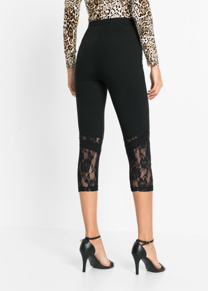Leggings mit Spitze