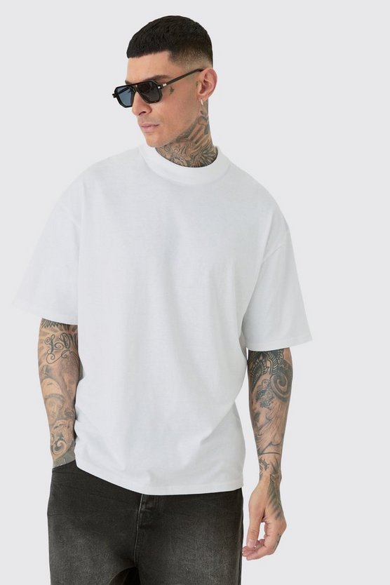 Tall Oversize T-Shirt mit Los Angeles Renaissance Print