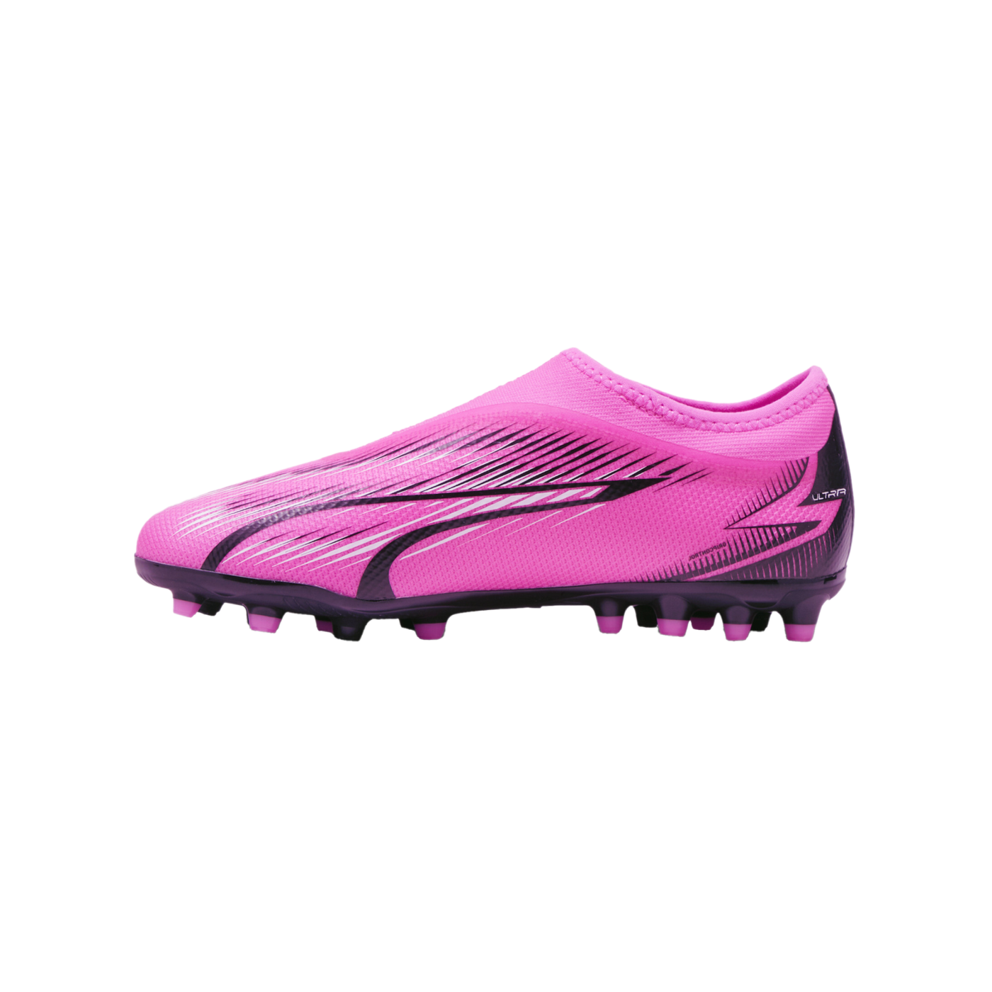 PUMA ULTRA Match LL MG Phenomenal Jr Kids Pink Weiss Schwarz F01