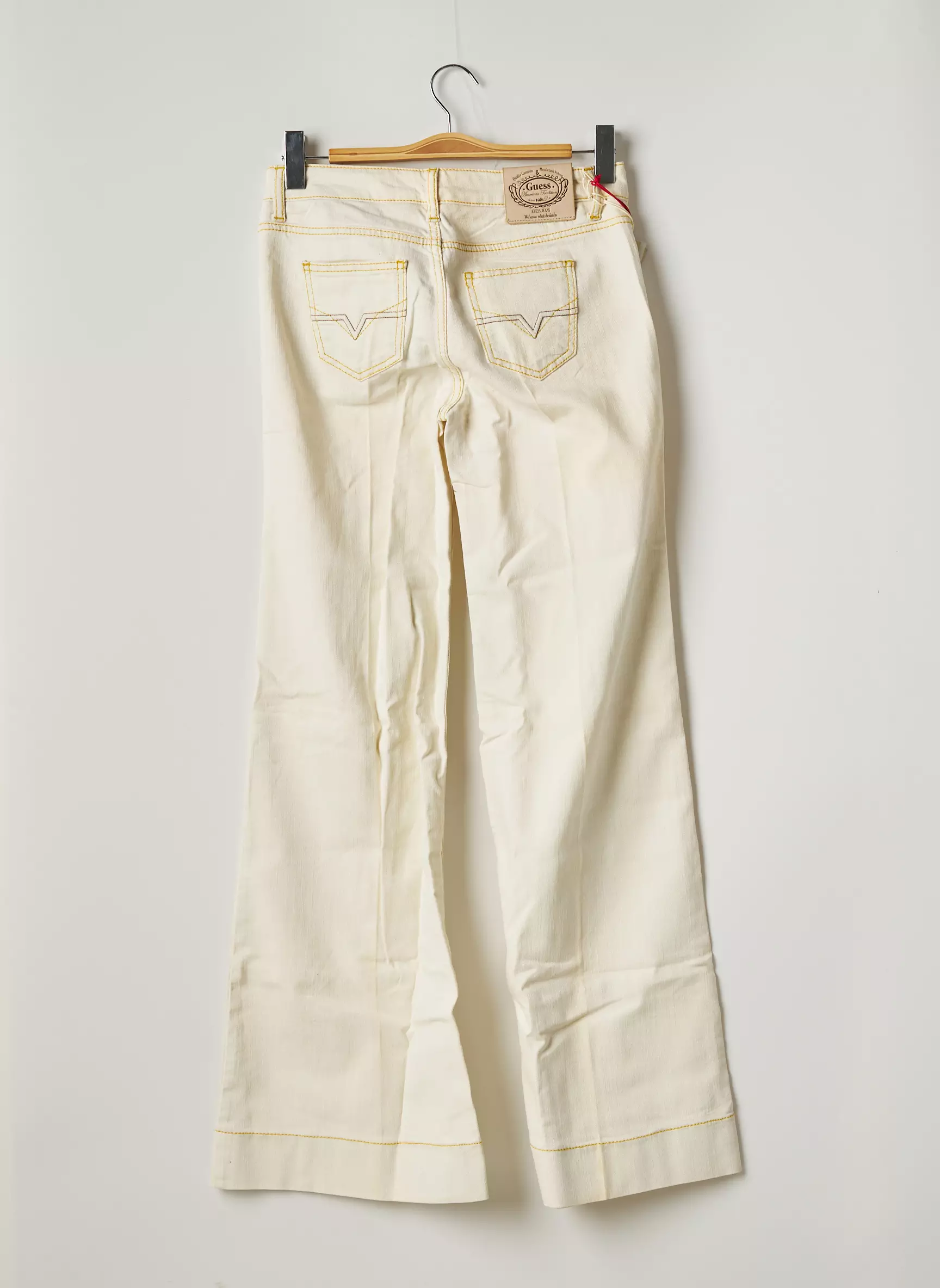 Guess Jean Flare Femme couleur beige