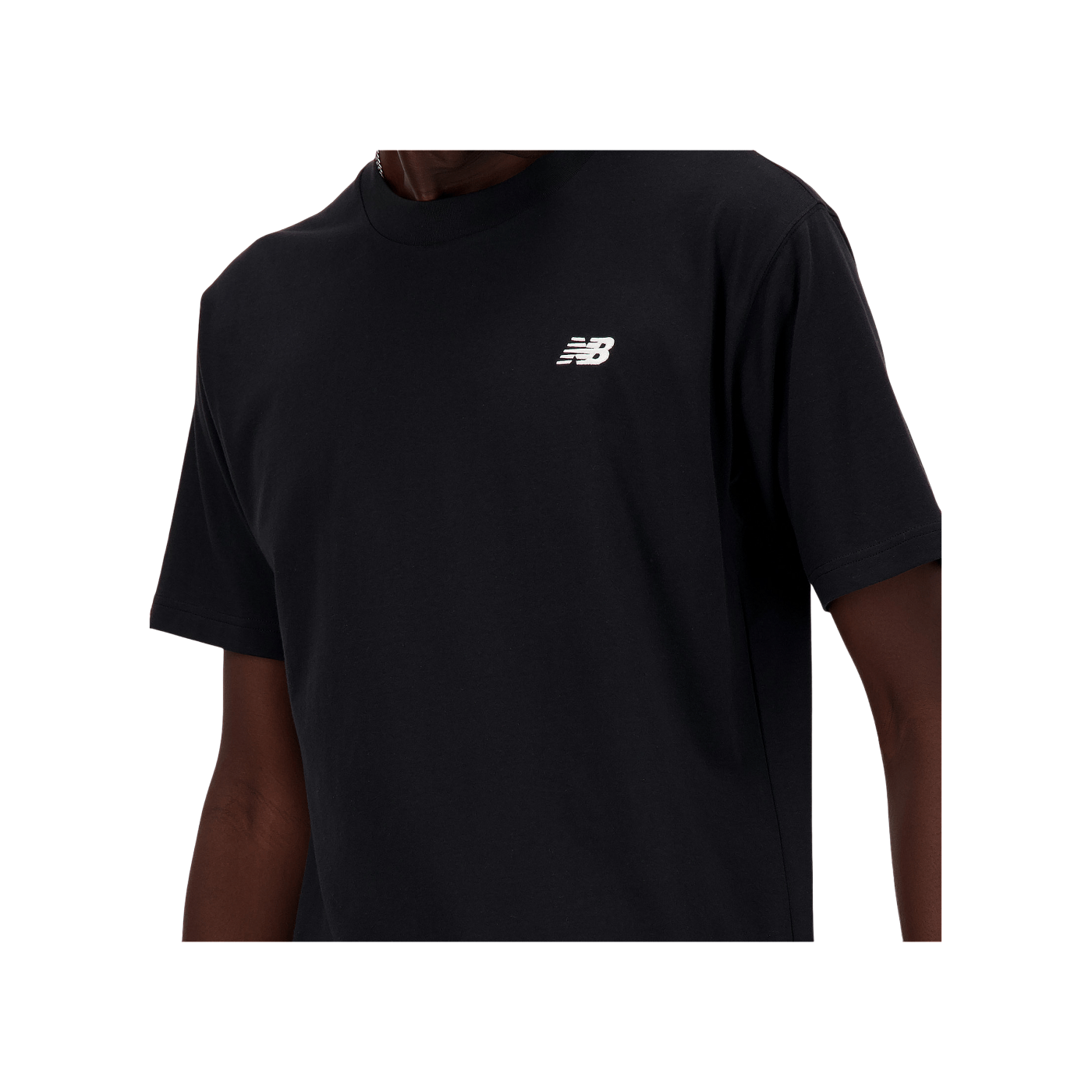 New Balance Sport Essentials Cotton T-Shirt Schwarz FBK