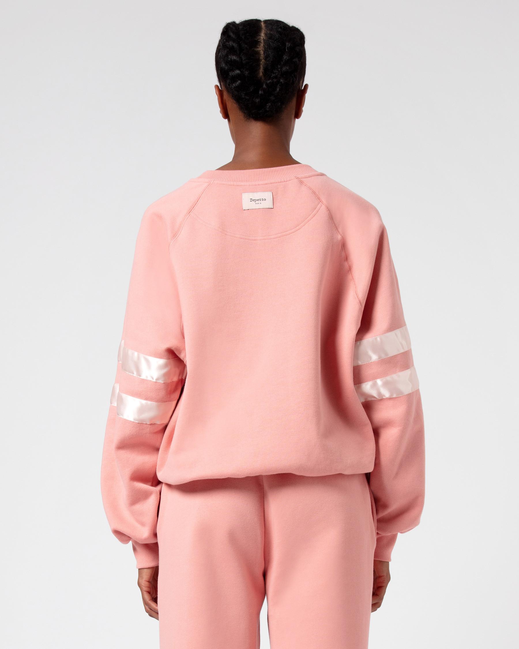 Satin sweatshirt