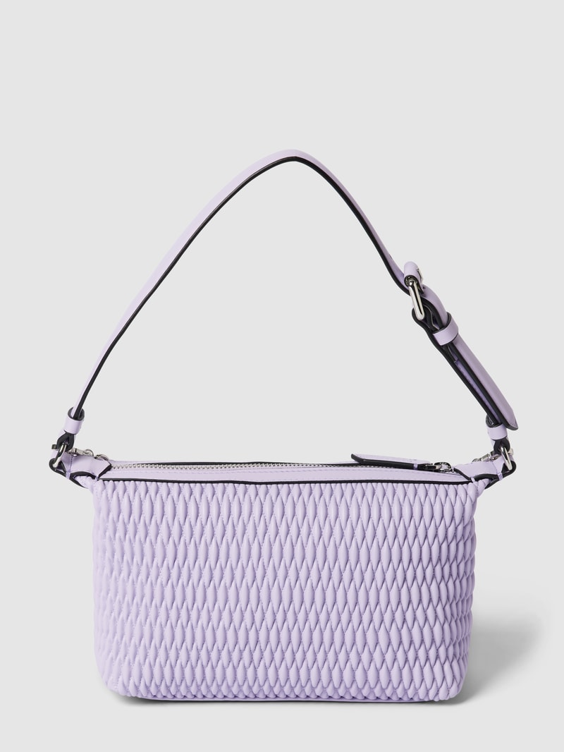 Handtasche mit Strukturmuster in flieder