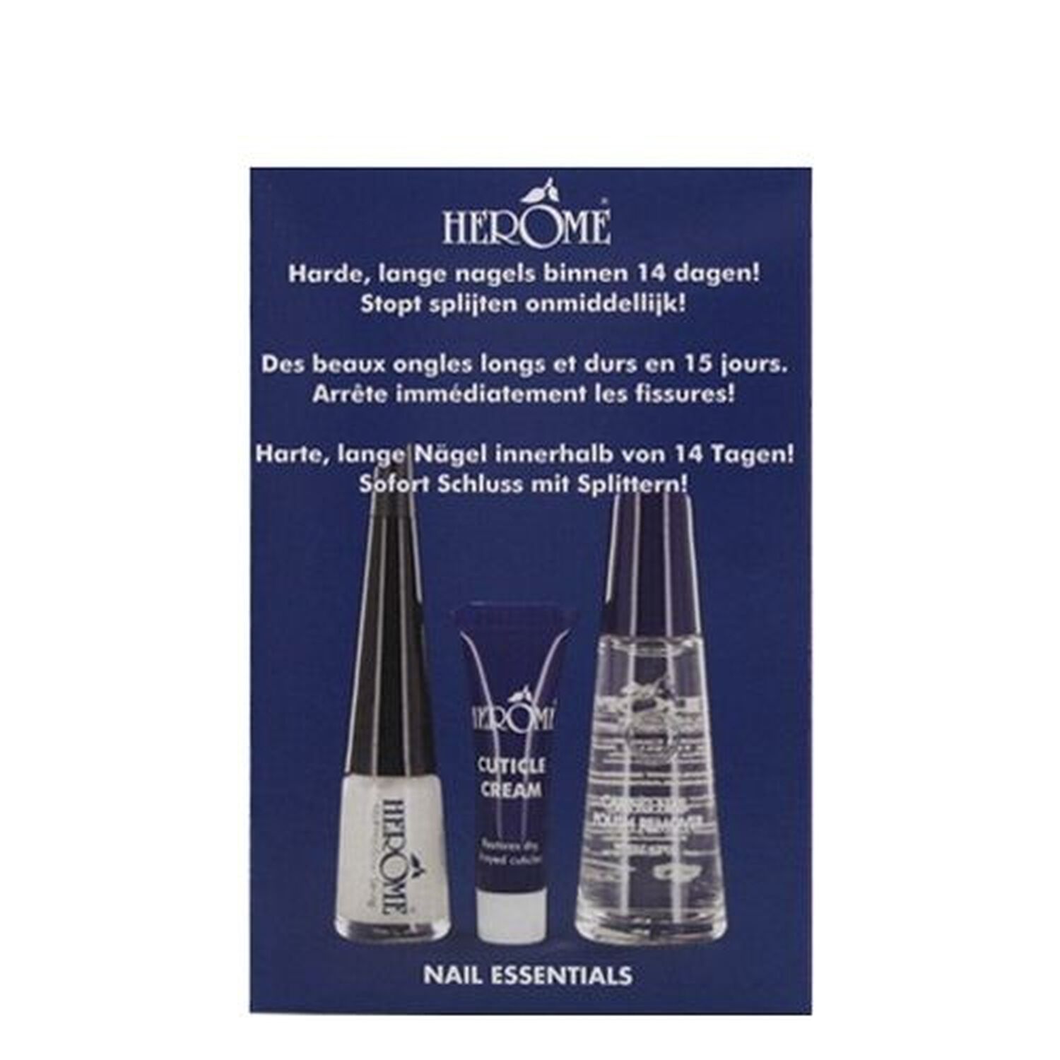 Herôme Set Nail Essentials Ongles Mous, Cassant ou Débdoublés