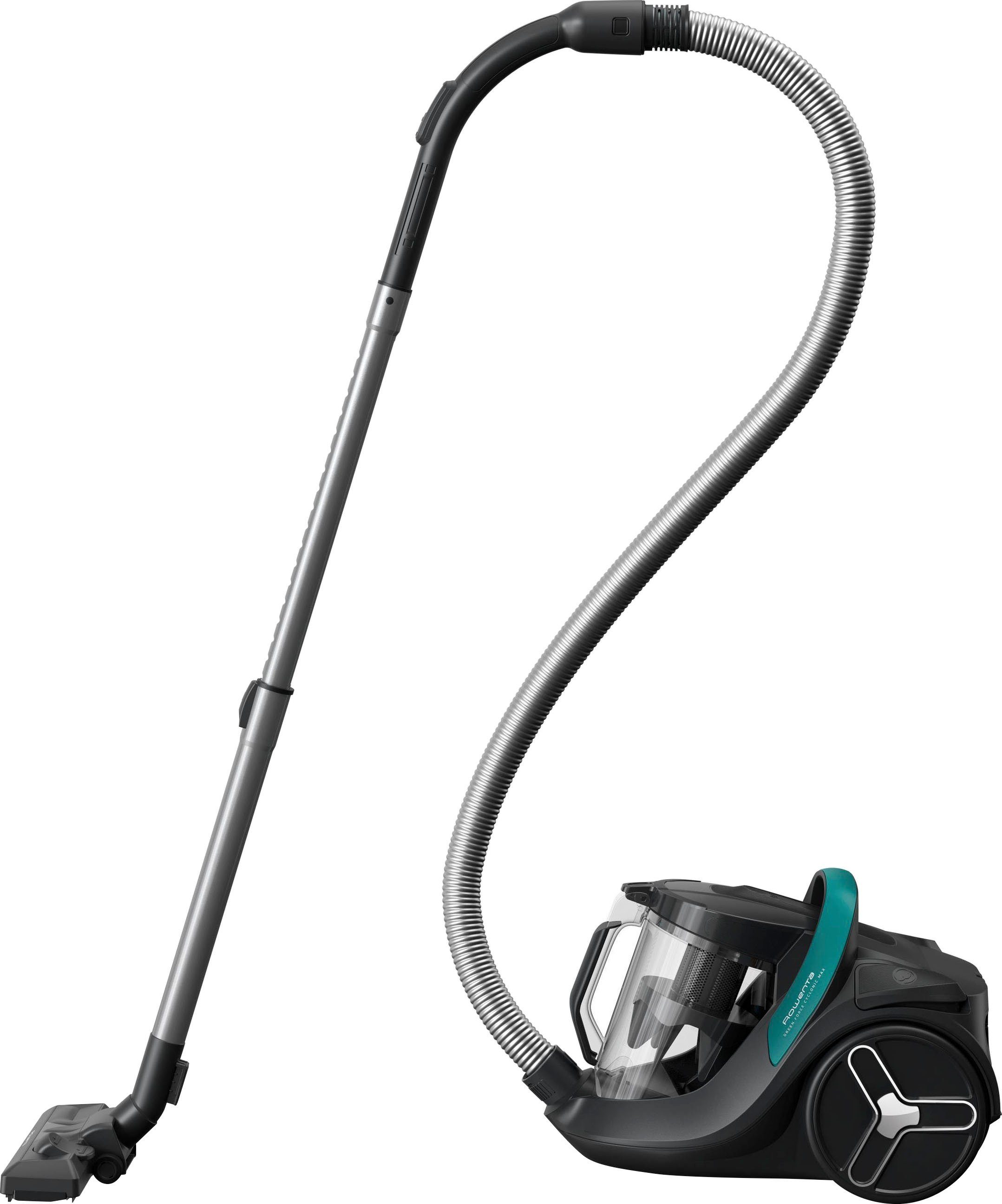 Rowenta Bodenstaubsauger RO7B12, 750 W, beutellos, ECO-Design, nur 73 dB(A), 99,98% Filtration, kompakt