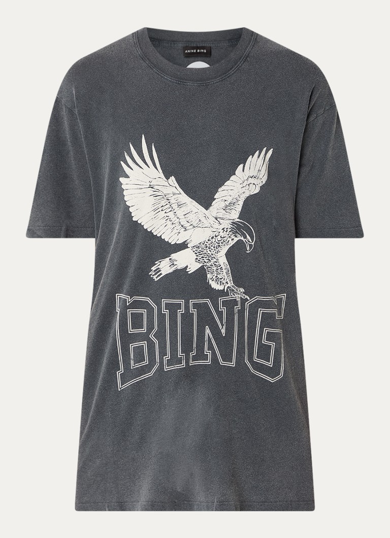 Anine Bing Lili T-skjorte med logotrykk