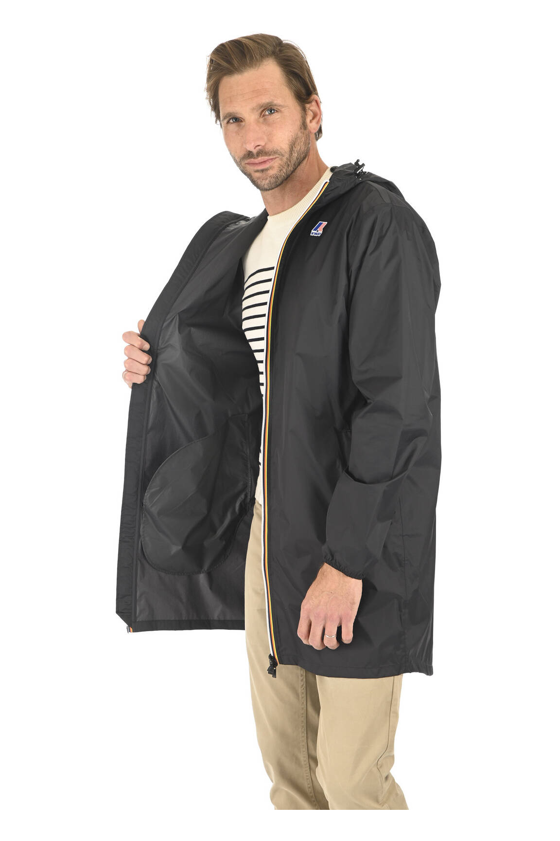 K Way Impermeables Trenchs Unisexe couleur noir