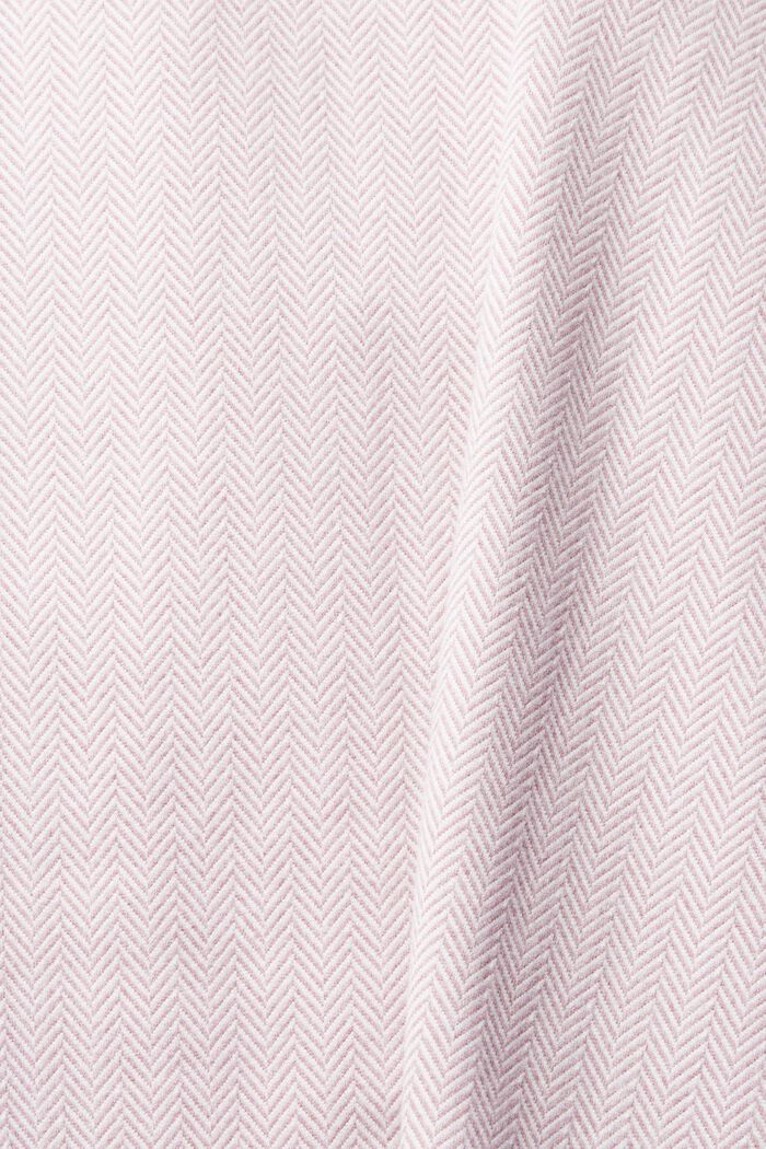 High-Rise-Leggings im Fischgrat-Design