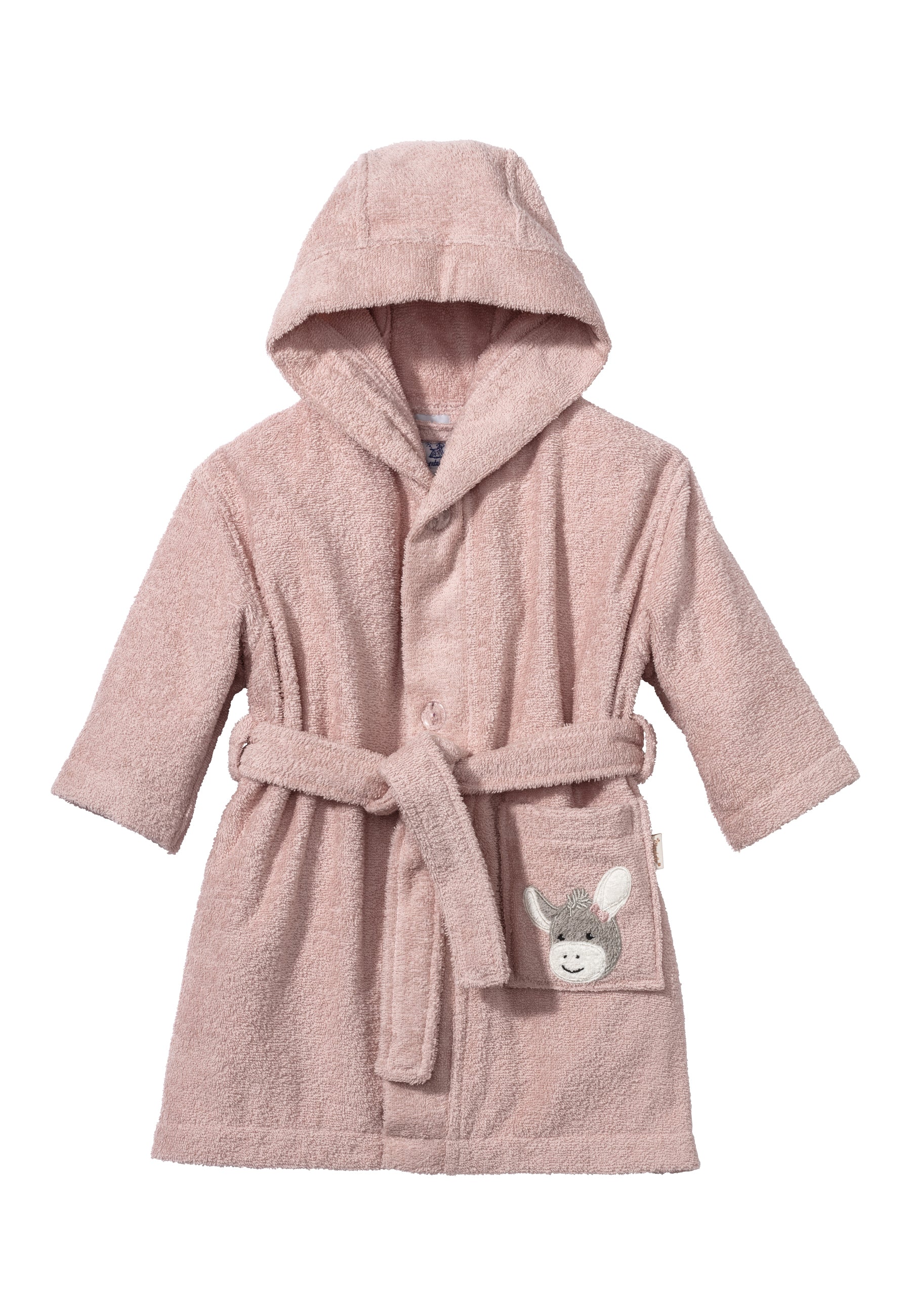 Kinder Bademantel Esel Emmi Girl mit Kapuze