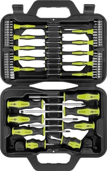 Wentronic Schlitz, Torx, Phillips, Hexagon, Pozidriv, Quadrat Schraubenzieher set