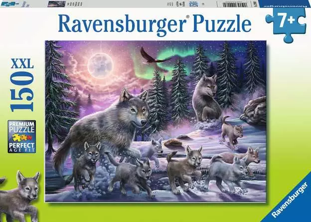 Kinderpuzzle ab 7 Jahren - Nordwölfe - 150 Teile