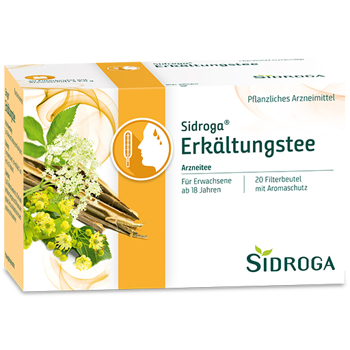 SIDROGA Erkältungstee Filterbeutel  20X2.0 g  Filterbeutel