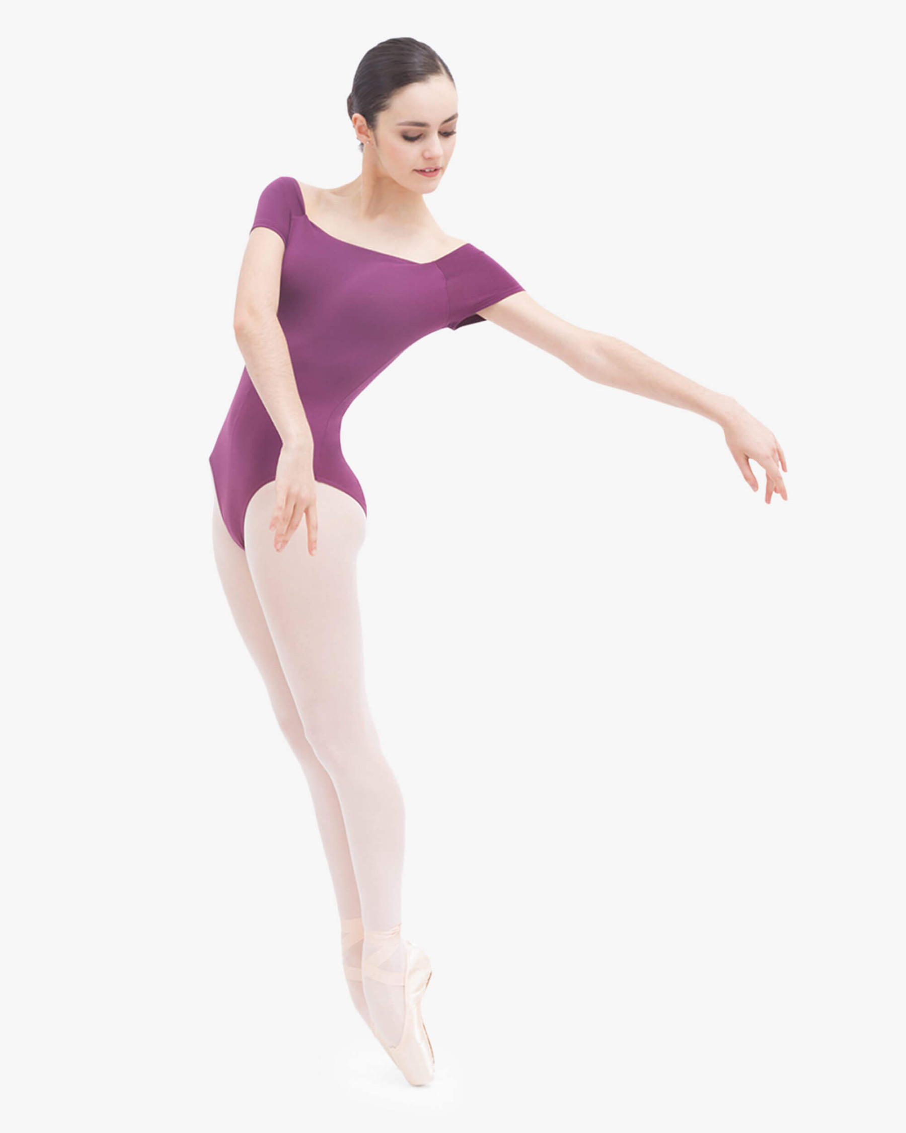 Short sleeved leotard