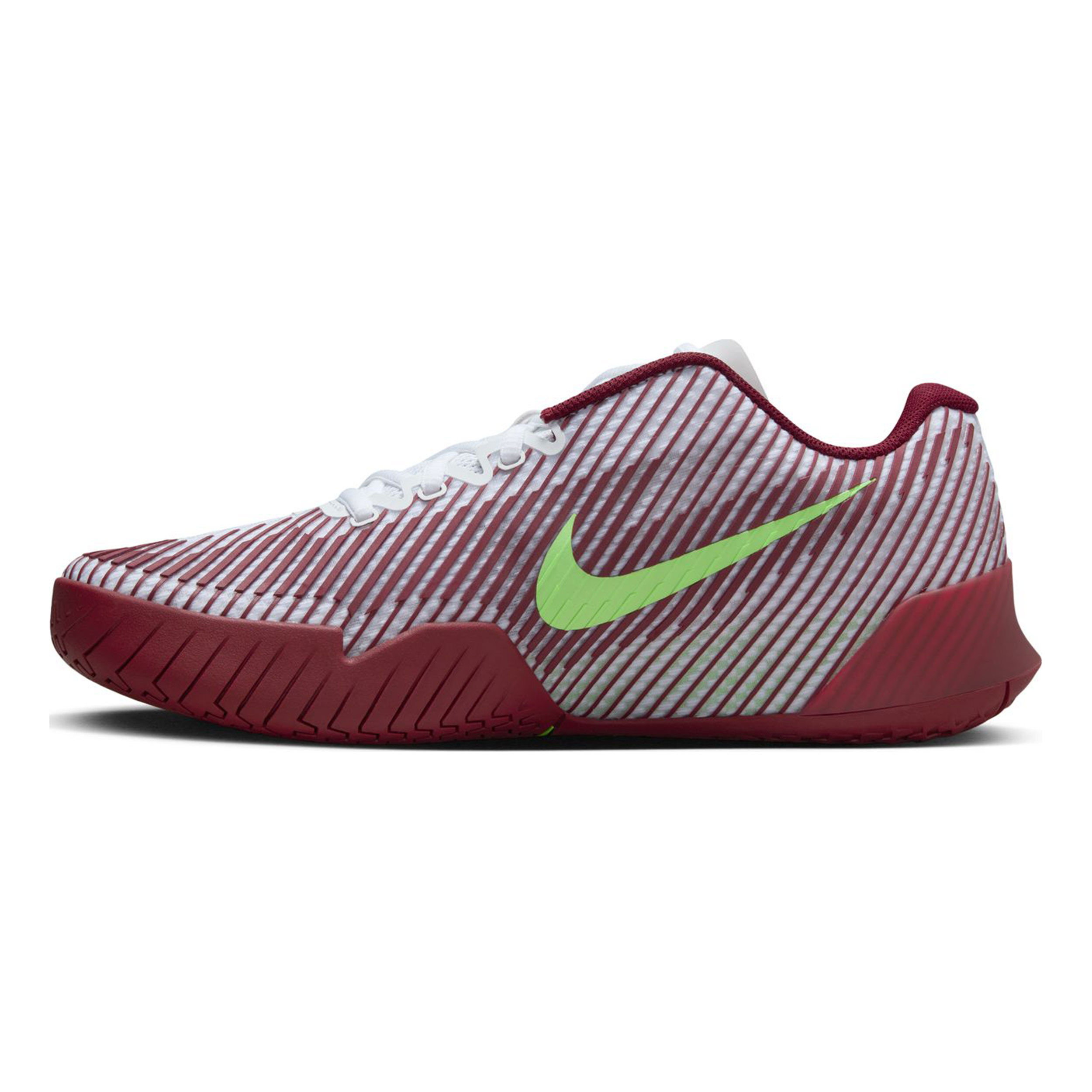 Air Zoom Vapor 11 Allcourtschuh Herren - Weiß, Dunkelrot