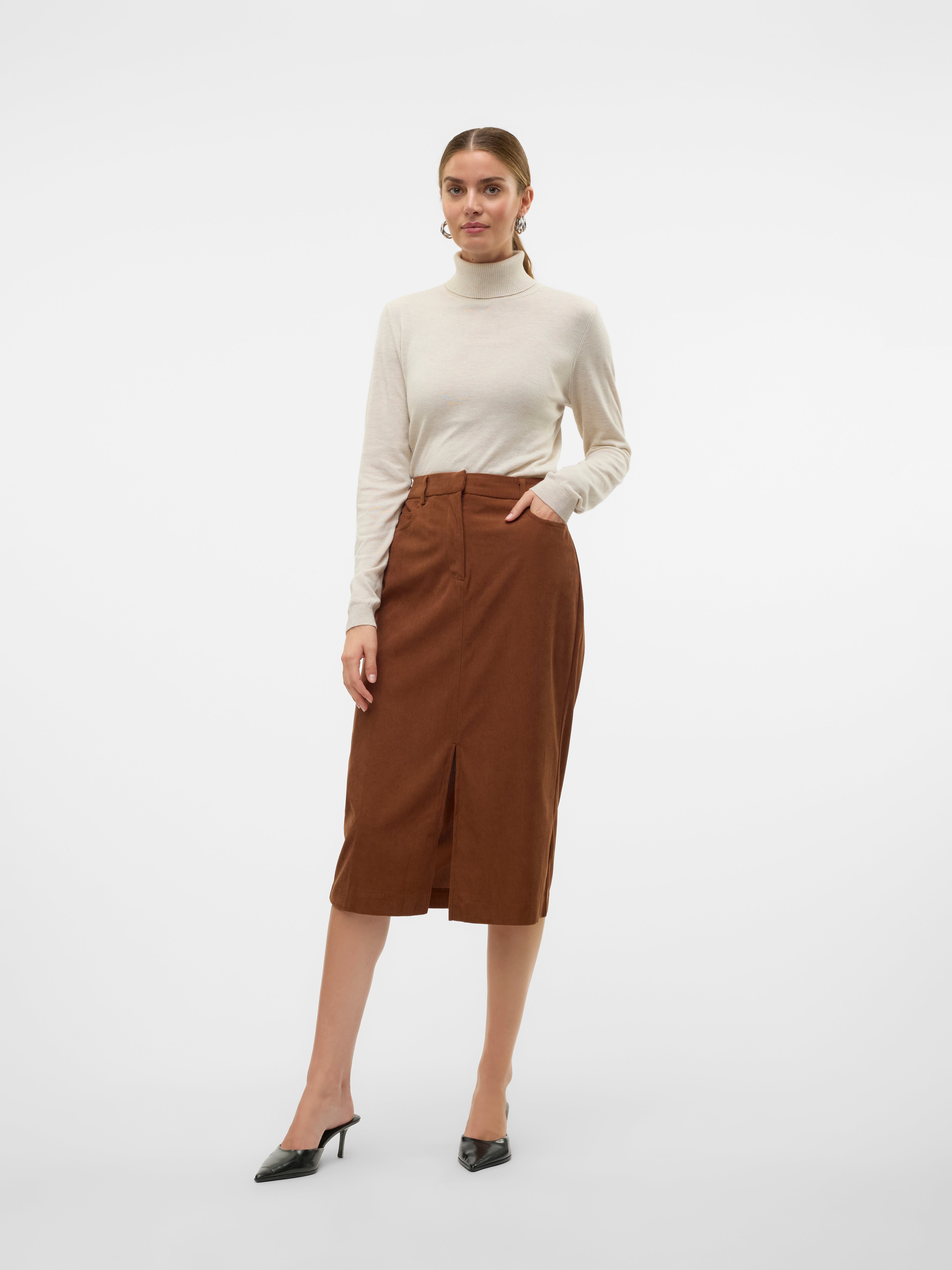 VMVILJA Hohe Taille Langer Rock