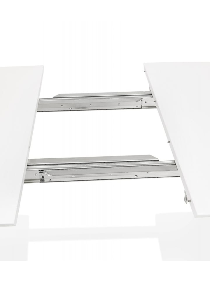 KADIMA DESIGN Ausziehbarer Esstisch Massivholz Weiß | Skandinavisches Design in Weiß günstig kaufen onesize
