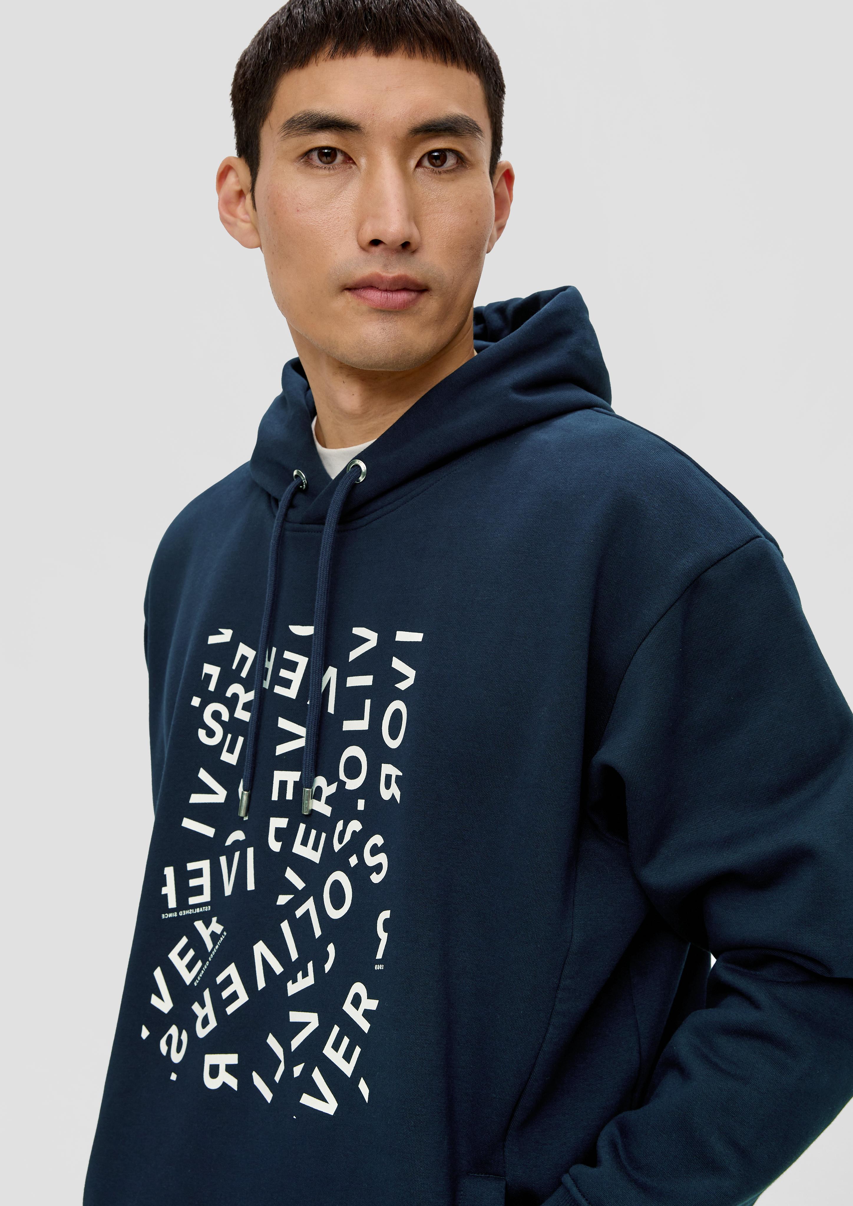 Kapuzensweater mit Frontprint  2138658-59D3