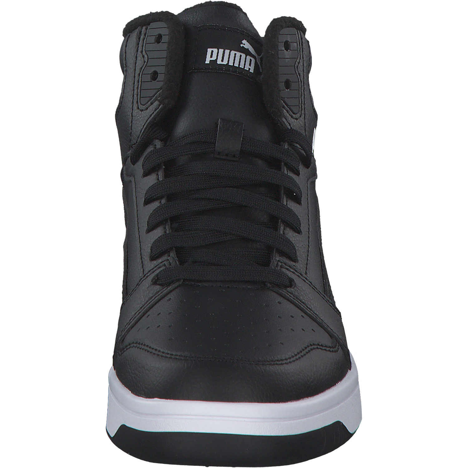 Puma Rebound v6 Mid Jr. 394685, Winterstiefel, Kinder, Grau (Shadow gray)