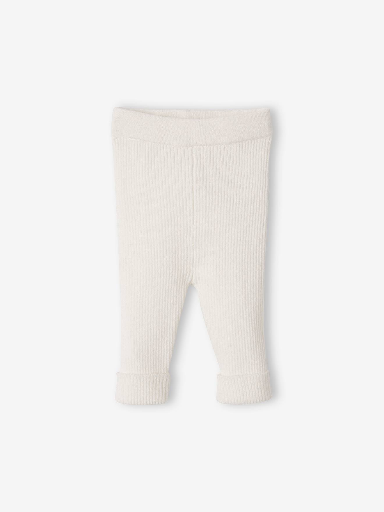 Vertbaudet Baby-Set: Jäckchen & Hose, Strick - schiefergrau