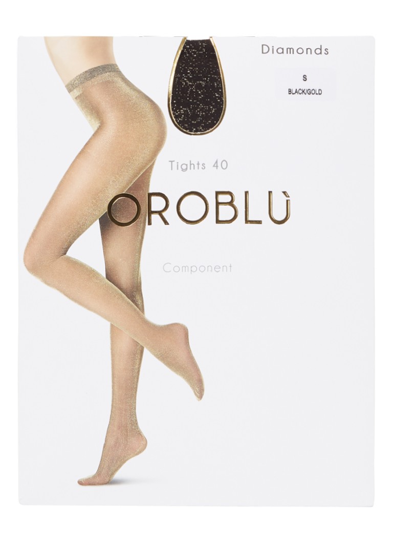 Rajstopy Oroblu Diamonds 40 den z brokatem