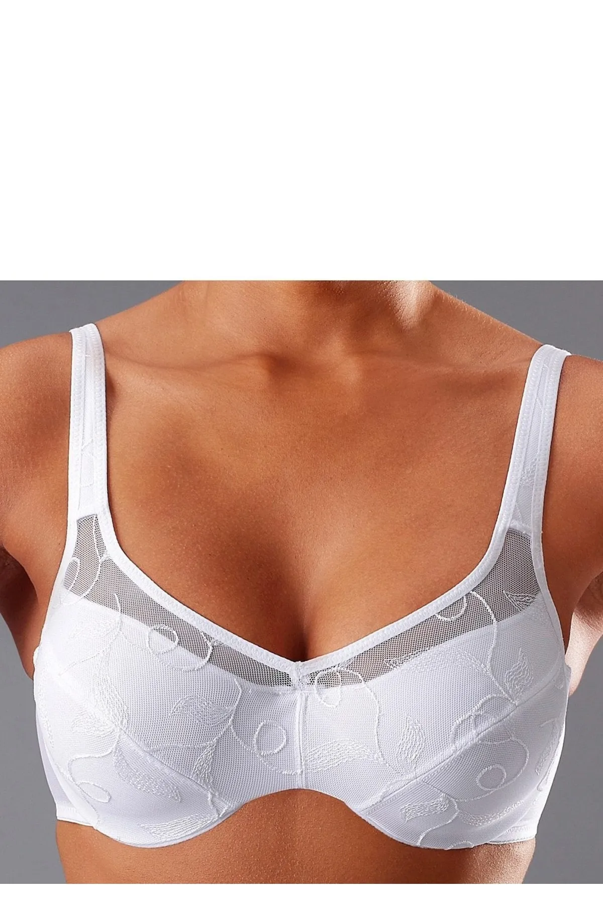 PETITE FLEUR  BH - Weiß - Unifarben