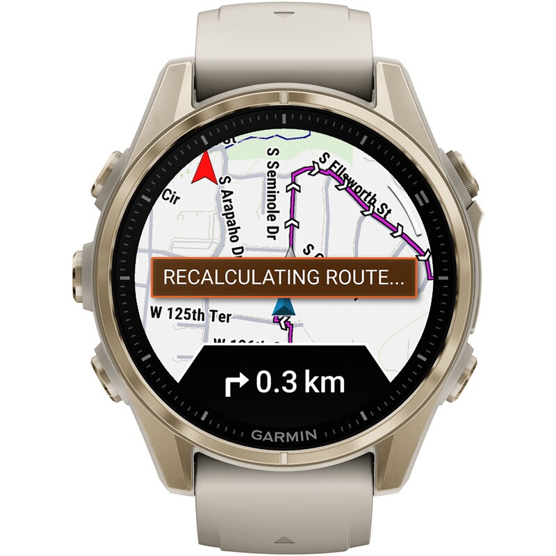 GARMIN Armbanduhr Fenix 8 Sapphire &ndash; AMOLED 43 mm