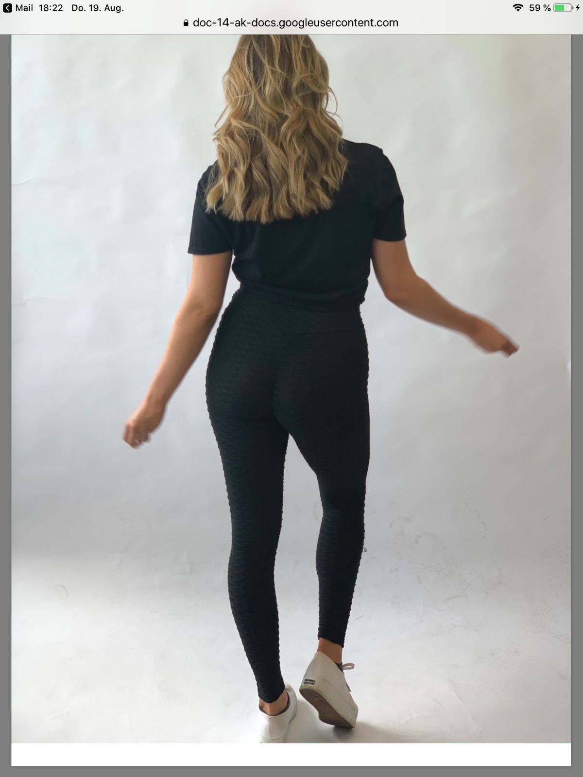 Worldclassca Leggings LEGGINGS YOGA Push Up Sporthose Body Fitnessstudio & Training Kompression Anti-Cellulite Hose Blogger Sportleggings High Waist Sexy Yogahose