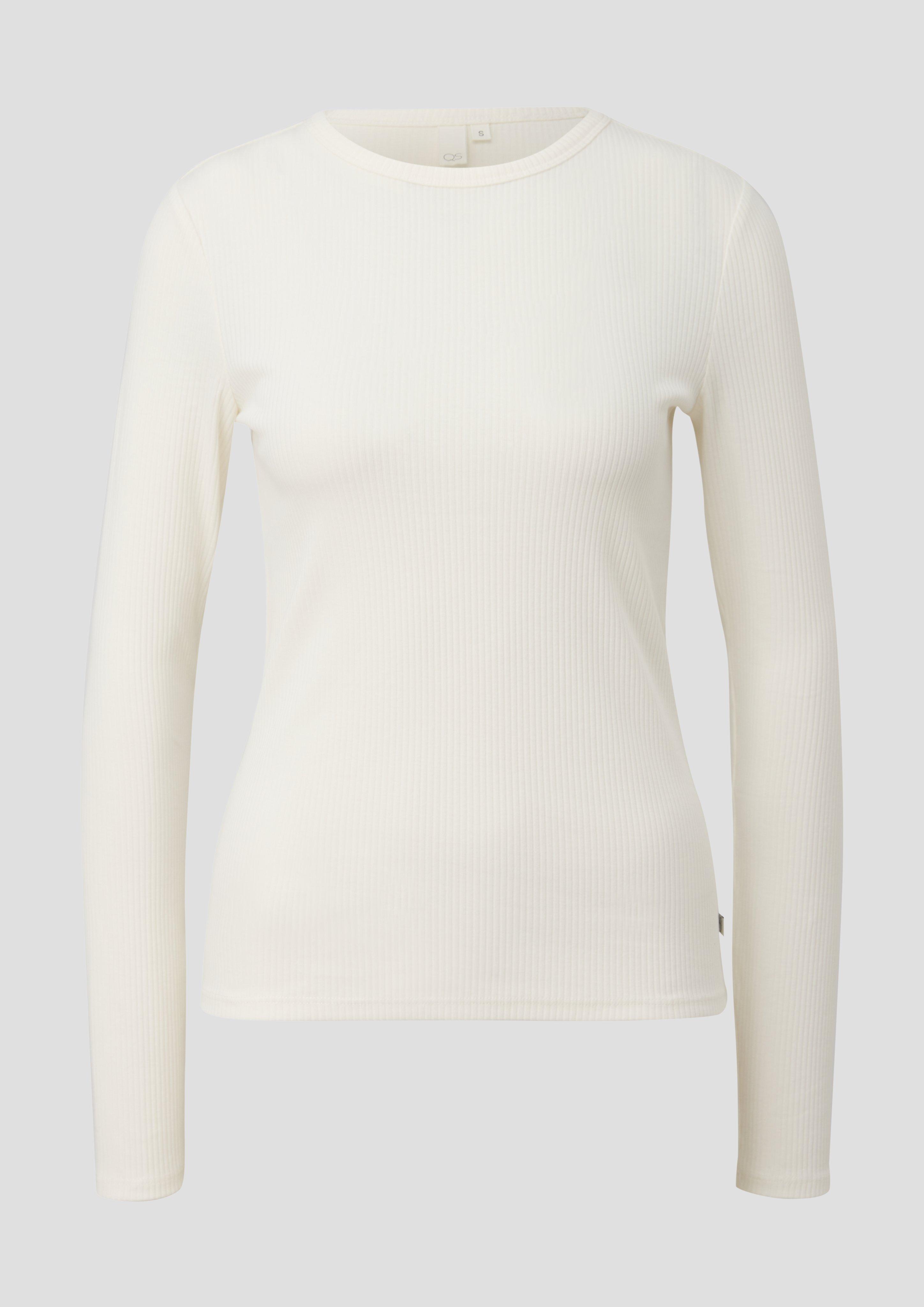 Langarmshirt mit Rippstruktur  2141201-0200